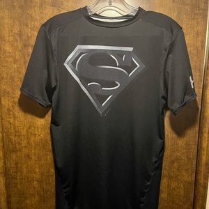 Under Armour Superman compression shirt mens Large
